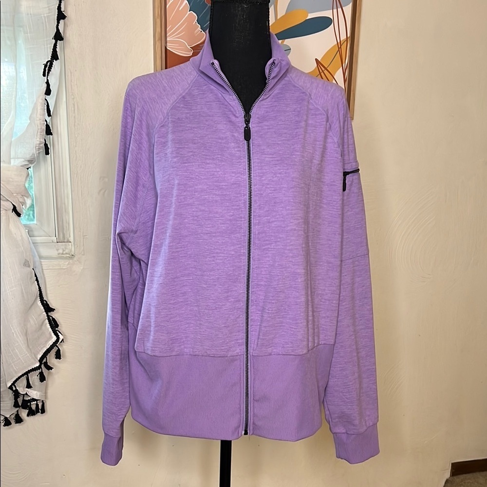 Torrid Active Super Soft Performance Jersey Zip J… - image 1